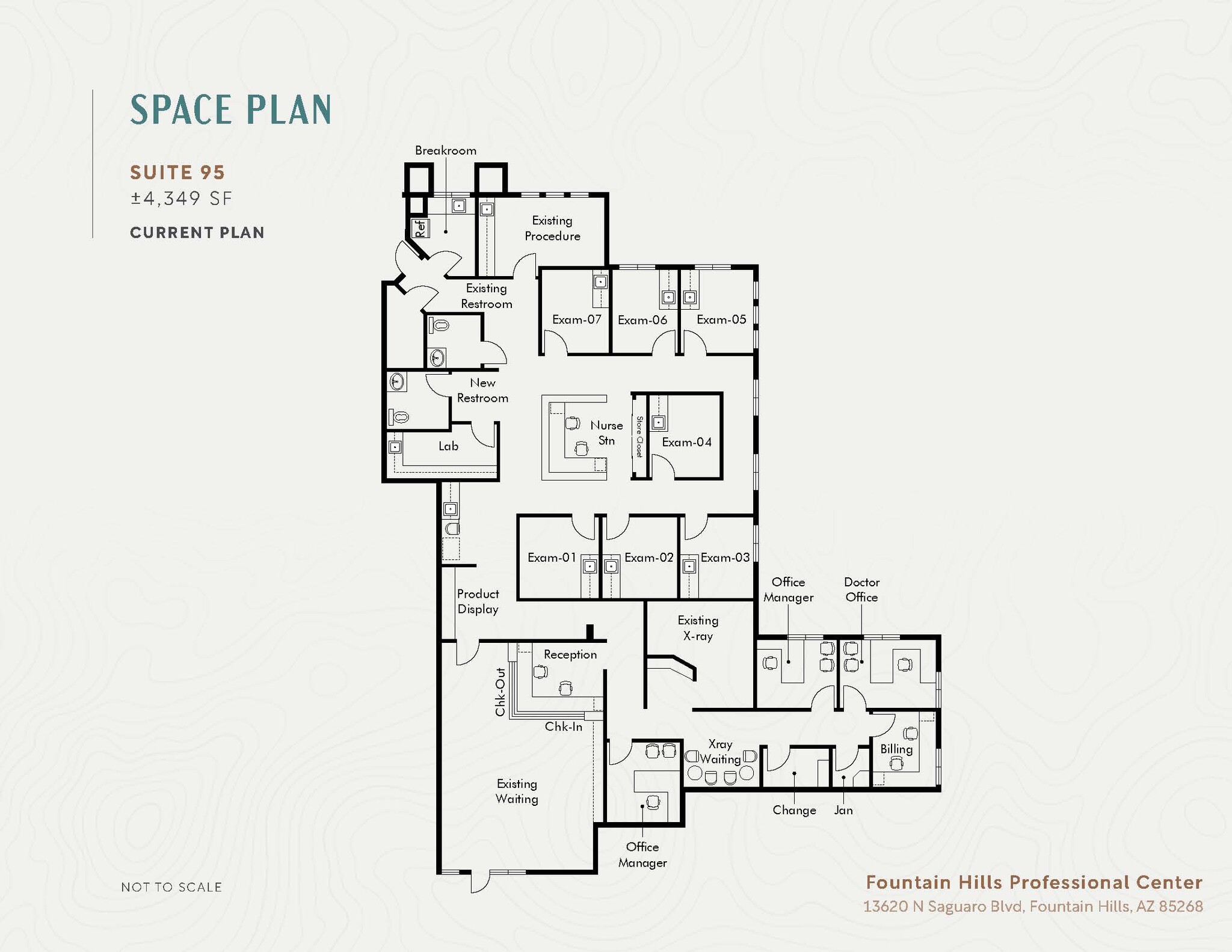 13620 N Saguaro Blvd, Fountain Hills, AZ à louer Plan d’étage– Image 1 sur 4