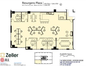 945 E Paces Ferry Rd NE, Atlanta, GA à louer Plan d’étage– Image 1 sur 1
