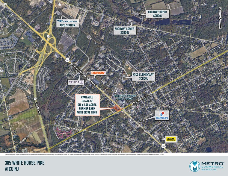 385 White Horse Pike, Atco, NJ à louer - Photo de l’immeuble – Image 2 sur 10