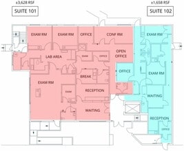2410 Samaritan Dr, San Jose, CA à louer Plan d’étage– Image 1 sur 2
