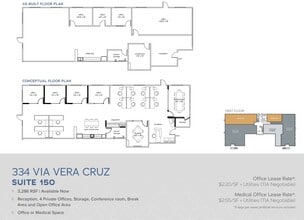 334 Via Vera Cruz, San Marcos, CA à louer Plan d’étage– Image 1 sur 1