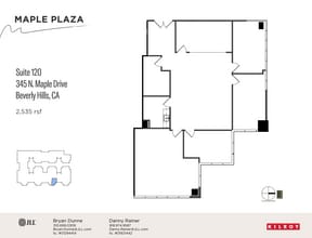 345 N Maple Dr, Beverly Hills, CA à louer Plan d’étage– Image 1 sur 1