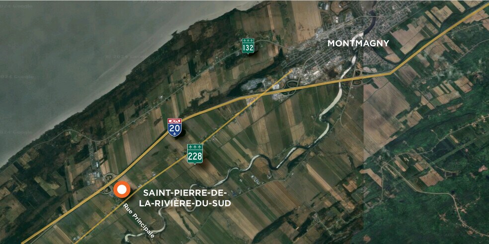 115 Rue Principale, St-Pierre-de-la-Rivière-du-Sud, QC à vendre - Aérien – Image 2 sur 2