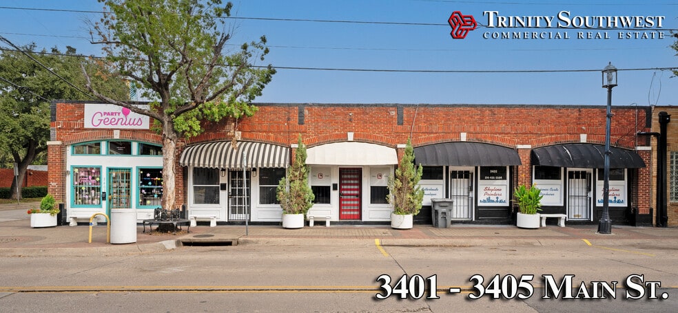 3401-3405 Main St, Dallas, TX à vendre - Photo principale – Image 1 sur 1