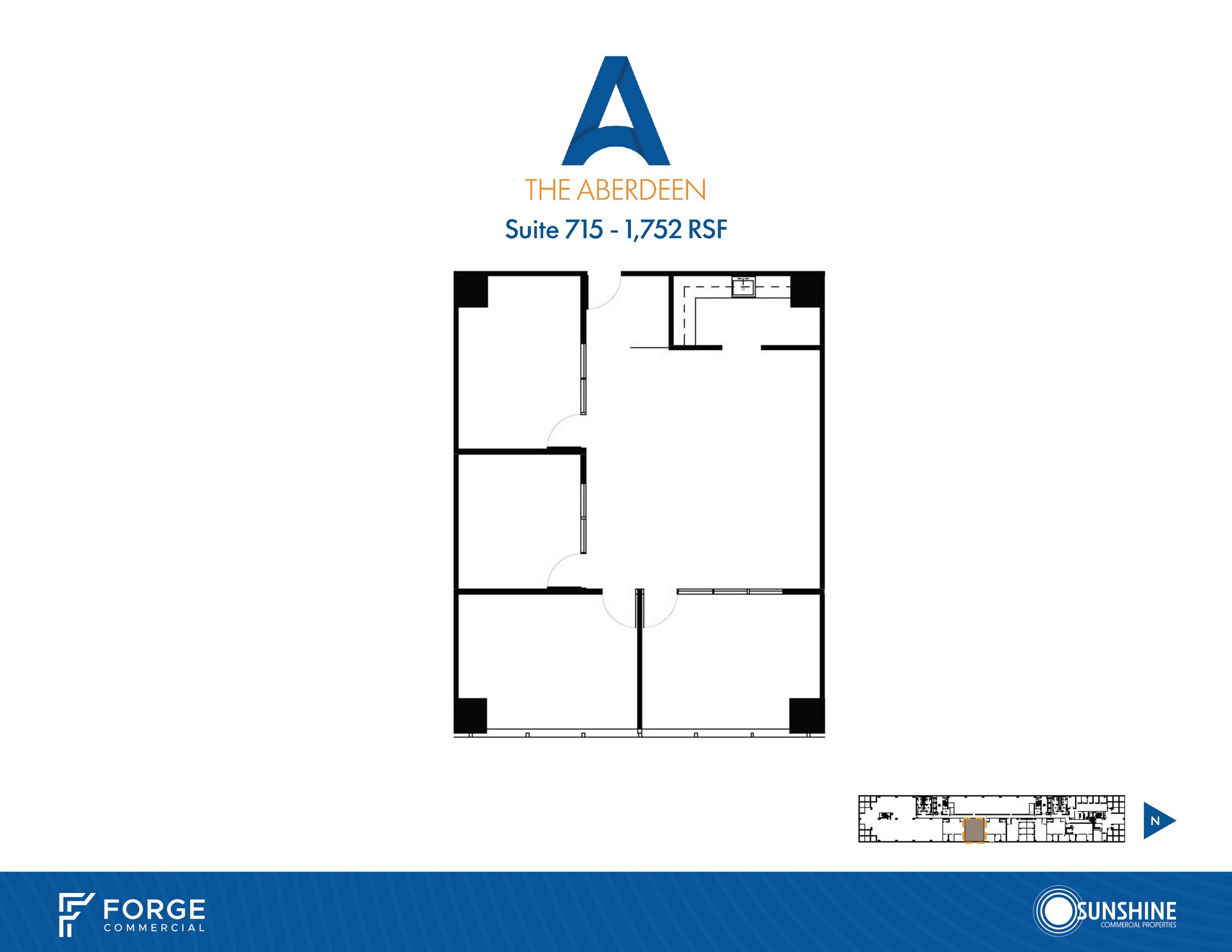 14841 N Dallas Pky, Addison, TX à louer Plan d’étage– Image 1 sur 1