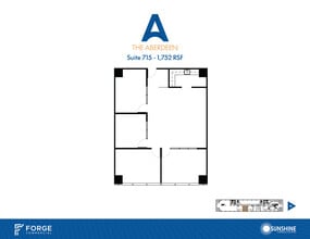 14841 N Dallas Pky, Addison, TX à louer Plan d’étage– Image 1 sur 1
