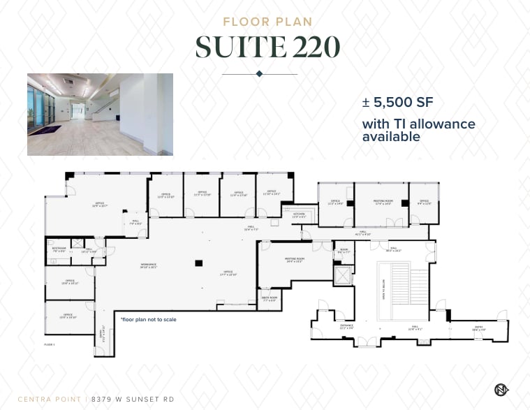 8349-8359 W Sunset Rd, Las Vegas, NV à louer Plan d’étage– Image 1 sur 1