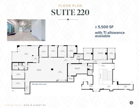 8349-8359 W Sunset Rd, Las Vegas, NV à louer Plan d’étage– Image 1 sur 1