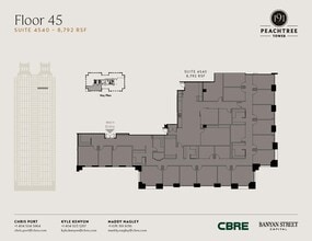 191 Peachtree St NE, Atlanta, GA à louer Plan d’étage– Image 1 sur 1