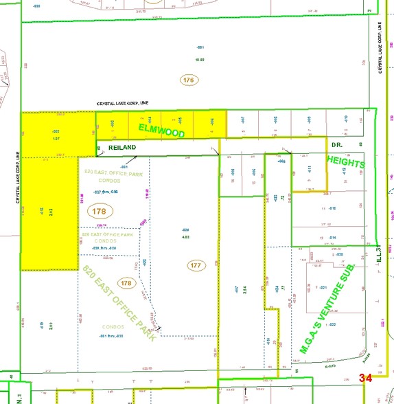 4712 Reiland Dr, Crystal Lake, IL à vendre - Plan cadastral – Image 3 sur 3