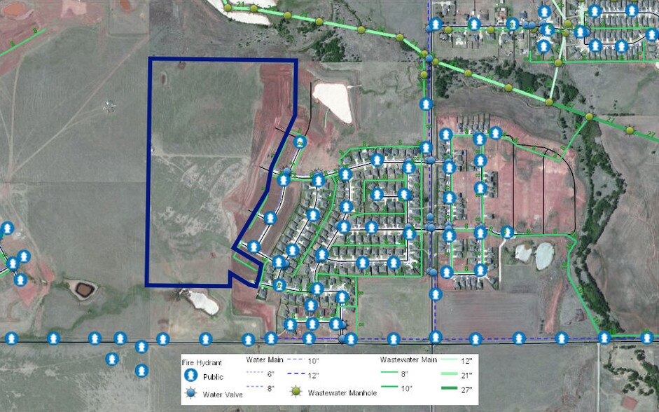 58AC On SW Bishop Rd, Lawton, OK à vendre - Aérien – Image 2 sur 2