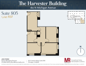 180 N Michigan Ave, Chicago, IL à louer Plan d’étage– Image 1 sur 7