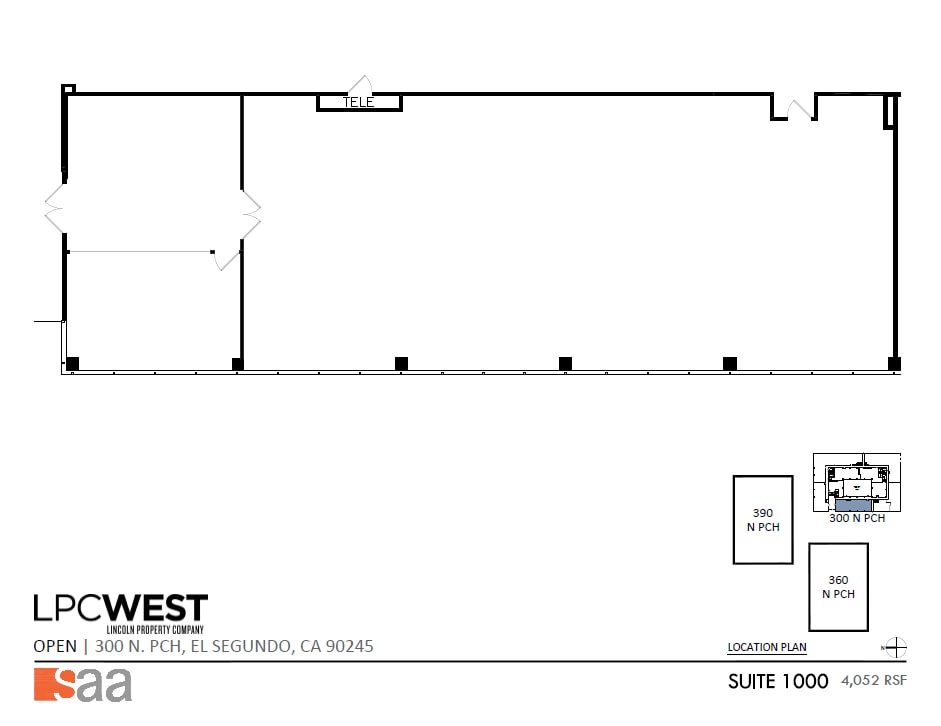 300 N Pacific Coast Hwy, El Segundo, CA à louer Plan d’étage– Image 1 sur 1