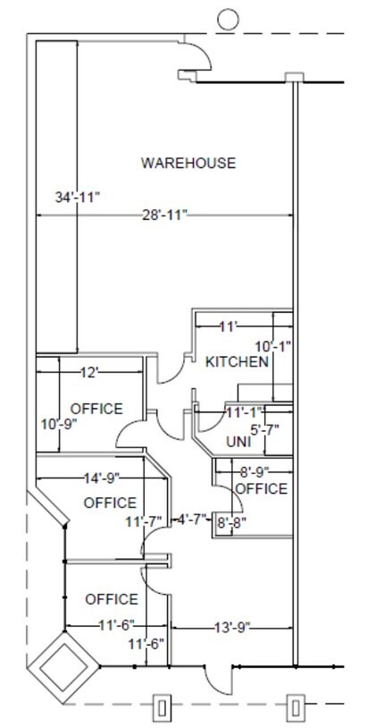 1335 Capital Circle, Marietta, GA à louer Plan d’étage– Image 1 sur 1