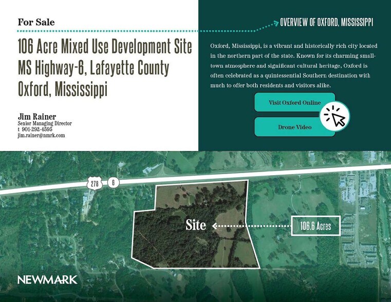 549 Highway 6, Oxford, MS à vendre - Aérien – Image 1 sur 2