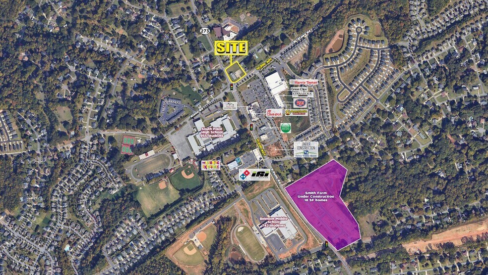 710 RL Stowe rd, Belmont, NC à louer - Aérien – Image 2 sur 3