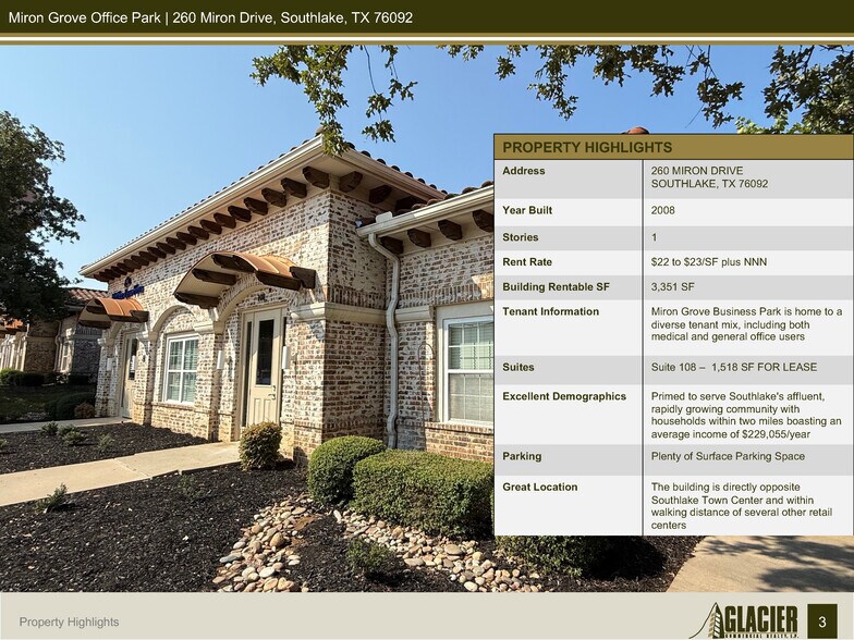 260 Miron Dr, Southlake, TX à louer - Photo de l’immeuble – Image 3 sur 53