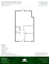 603 N Parkcenter Dr, Santa Ana, CA à louer Plan d’étage– Image 1 sur 1