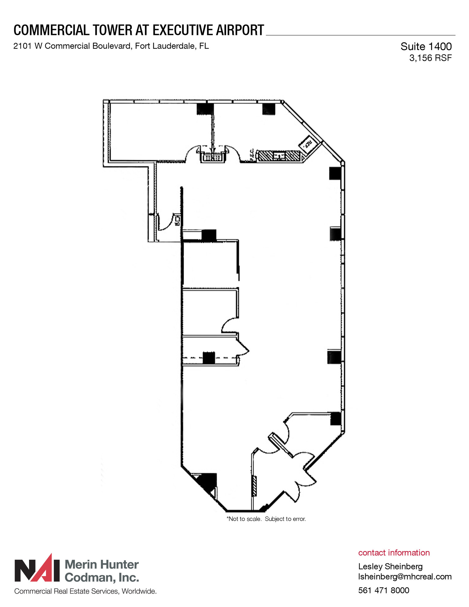 2101 W Commercial Blvd, Fort Lauderdale, FL à louer Plan d’étage– Image 1 sur 1