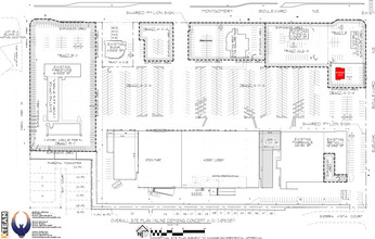 9500 Montgomery Blvd NE, Albuquerque, NM à louer Plan de site– Image 1 sur 1