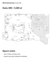 804 W Diamond Ave, Gaithersburg, MD à louer Plan d’étage– Image 1 sur 1