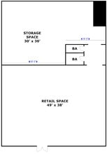 9111-9113 Mathis Ave, Manassas, VA à louer Plan d’étage– Image 2 sur 2