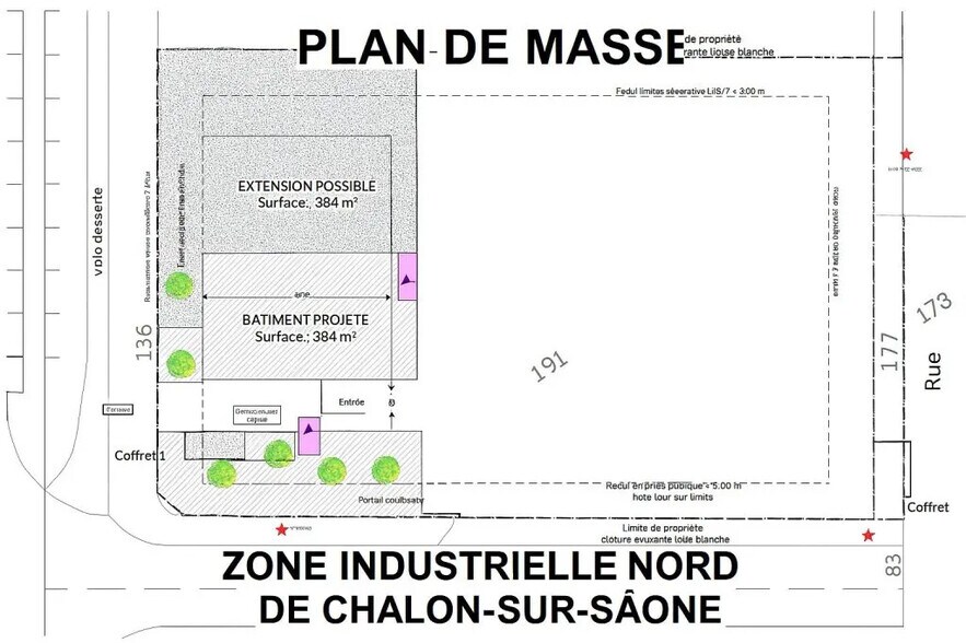 Terrain dans Chalon-sur-Saône à vendre - Plan de site – Image 2 sur 4