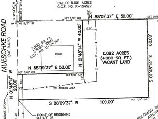 Plus de détails pour Mueschke Rd, Tomball, TX - Terrain à vendre