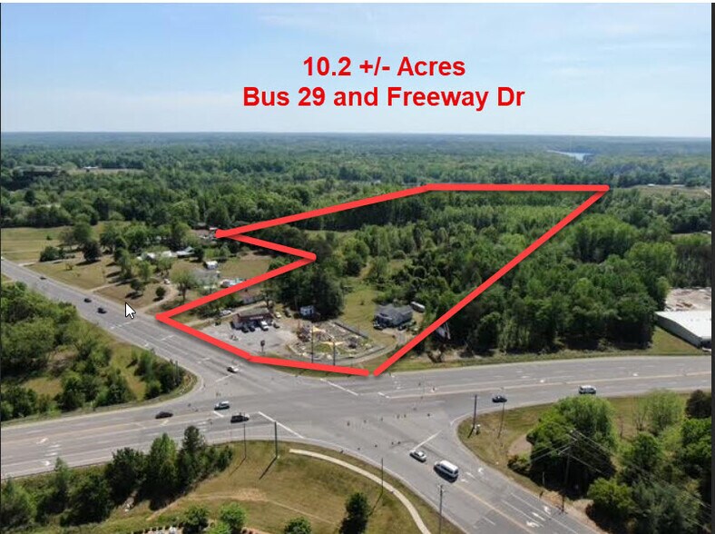 10+/- Acres 2200, 2216 and 2228 Bus 29 portefeuille de 3 biens à vendre sur LoopNet.fr - Photo principale – Image 1 sur 1
