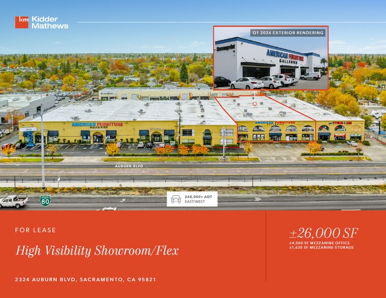 2320-2340 Auburn Blvd, Sacramento, CA à louer - Photo de l’immeuble – Image 1 sur 8