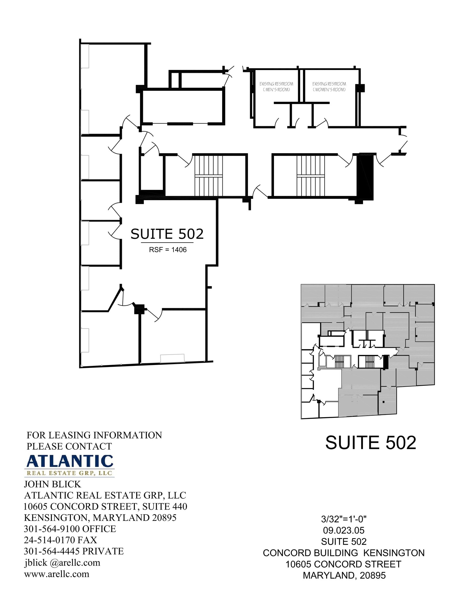 10605 Concord St, Kensington, MD à louer Plan de site– Image 1 sur 1