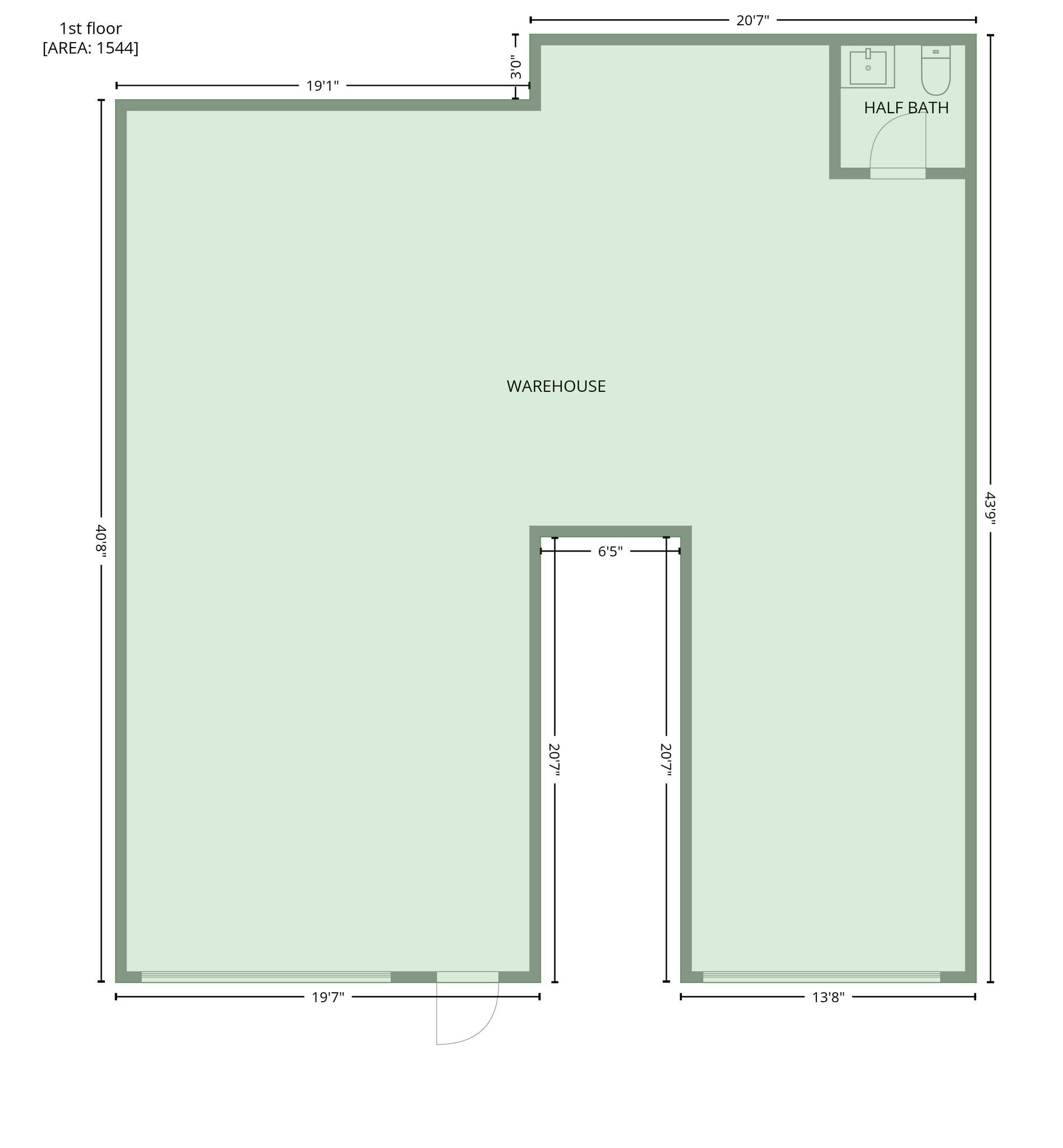 1055 Industrial Way, Sparks, NV à louer Plan d’étage– Image 1 sur 23