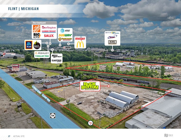 4307 Dort Hwy, Burton, MI à vendre - Aérien – Image 2 sur 2