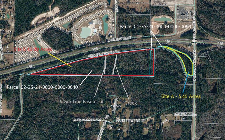 0 Reid Stafford Road East, Glen Saint Mary, FL à vendre - Aérien – Image 1 sur 11