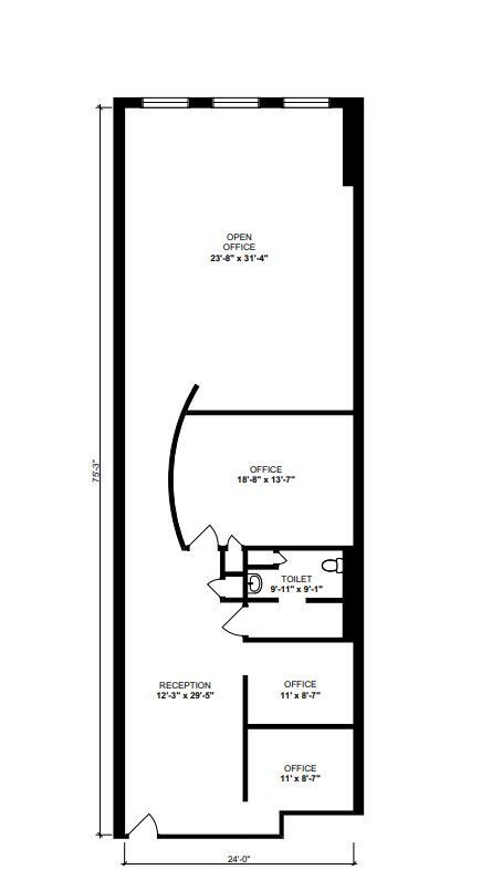 23 W Broad St, Richmond, VA à louer Plan d’étage– Image 1 sur 1