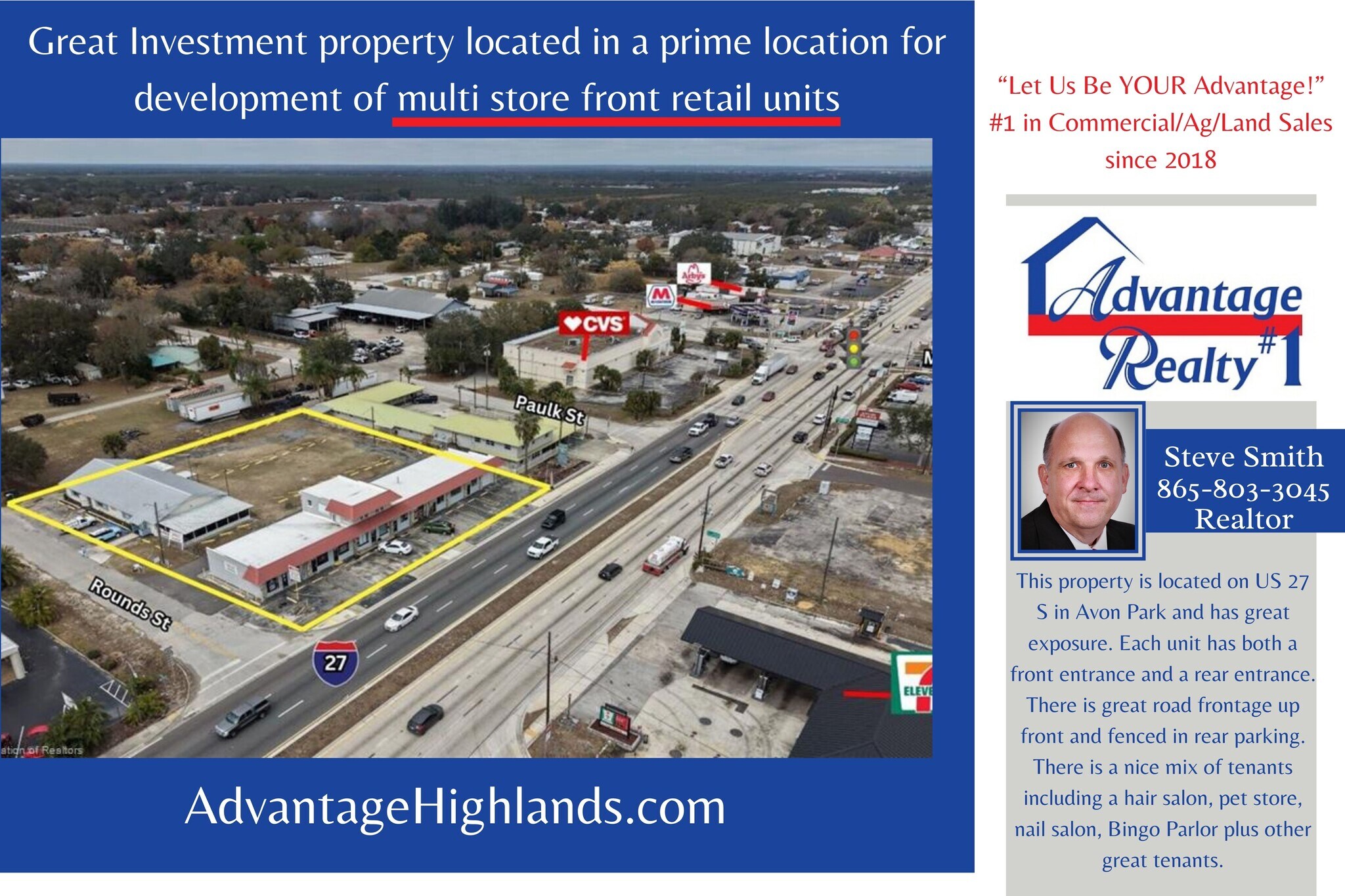 104-118 Us Highway 27 S, Avon Park, FL à vendre Photo principale– Image 1 sur 17