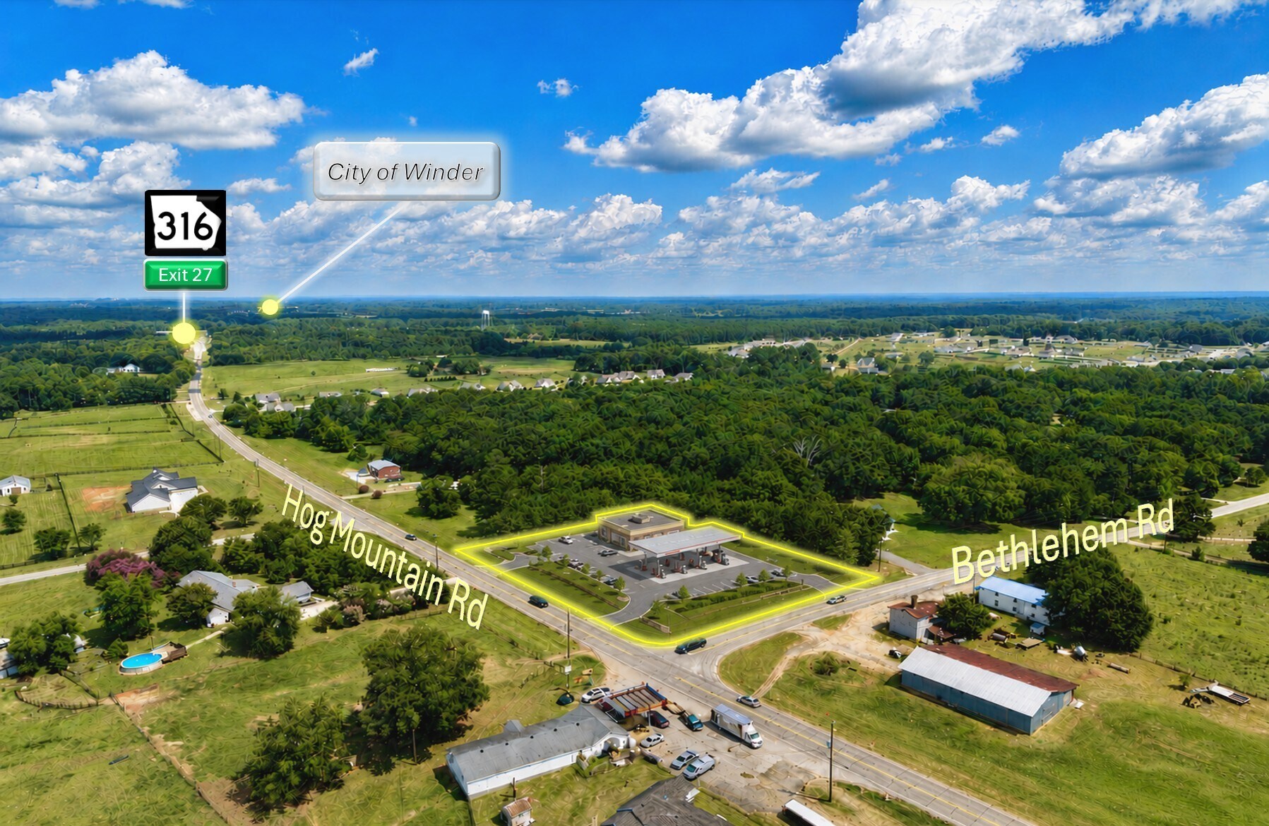 936 Bethlehem Rd, Winder, GA à vendre Photo de l’immeuble– Image 1 sur 13