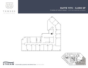 10370 Richmond Ave, Houston, TX à louer Plan d’étage– Image 1 sur 2