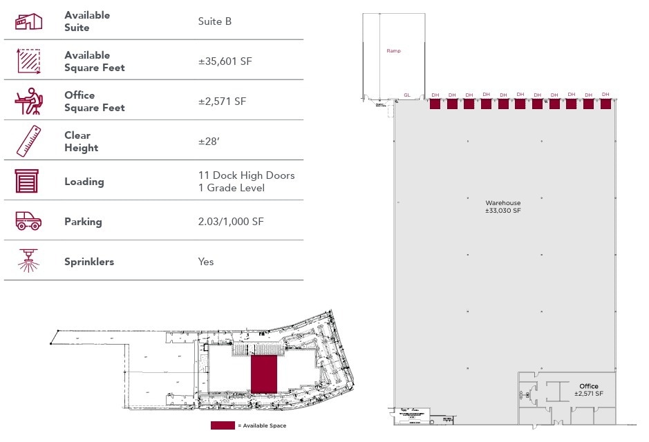 41995 Zevo Dr, Temecula, CA à louer Plan d’étage– Image 1 sur 1