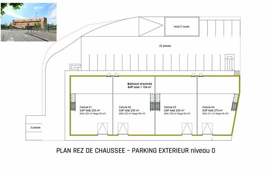Bureau dans Le Havre à louer - Plan de site – Image 2 sur 5