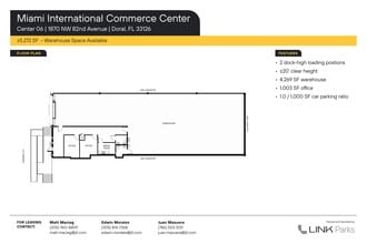1800-1890 NW 82nd Ave, Doral, FL à louer Plan de site– Image 1 sur 1