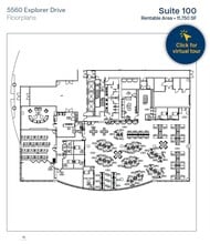 5560 Explorer Dr, Mississauga, ON à louer Plan d’étage– Image 1 sur 1
