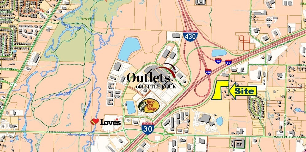 I-30 Frontage Rd, Little Rock, AR à vendre Photo principale– Image 1 sur 2