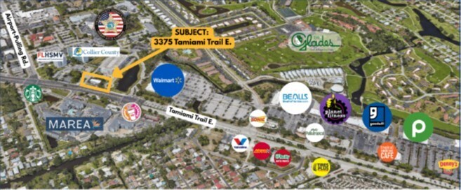 3375 Tamiami Trl E, Naples, FL à louer - Plan cadastral – Image 2 sur 4