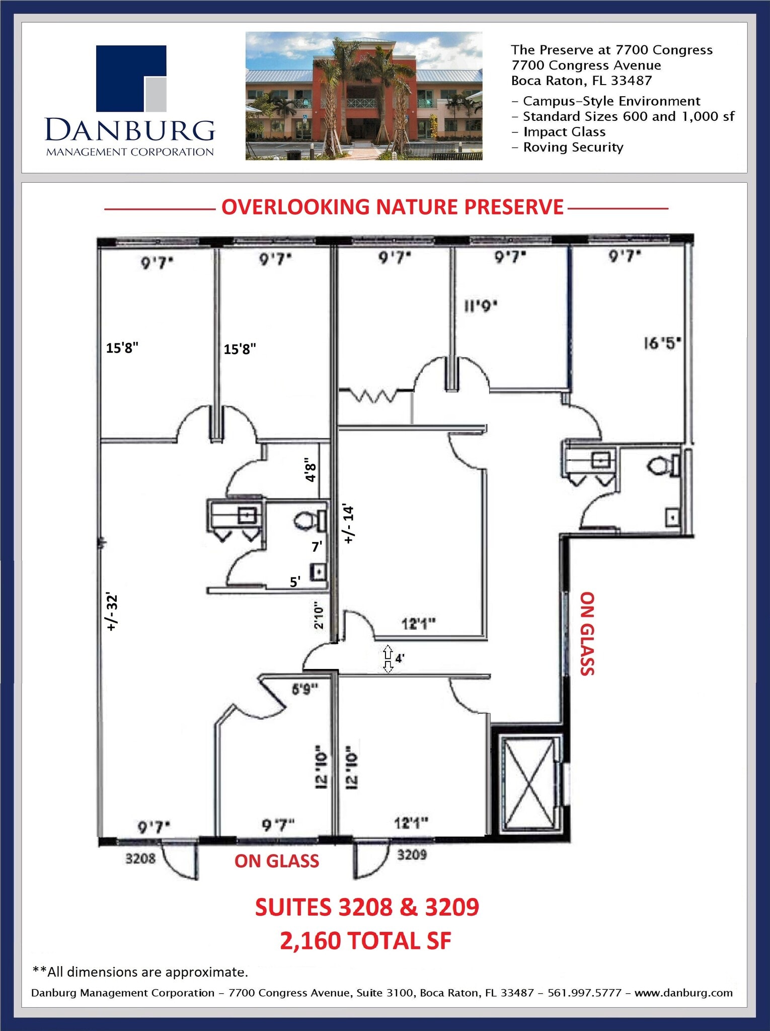 7700 Congress Ave, Boca Raton, FL à louer Plan d’étage– Image 1 sur 1