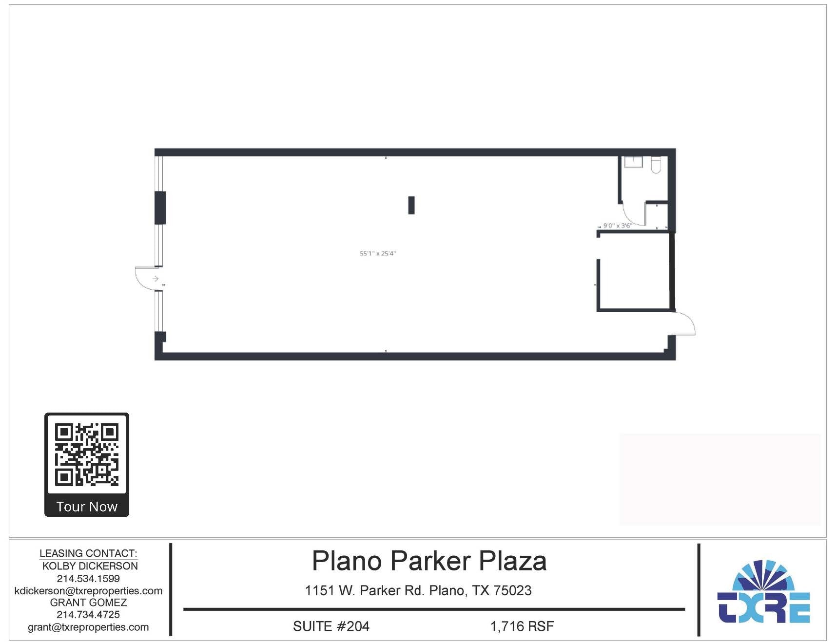 1151 W Parker Rd, Plano, TX à louer Plan d’étage– Image 1 sur 1