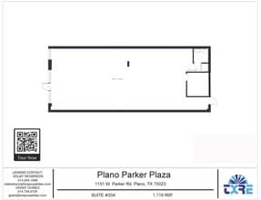 1151 W Parker Rd, Plano, TX à louer Plan d’étage– Image 1 sur 1