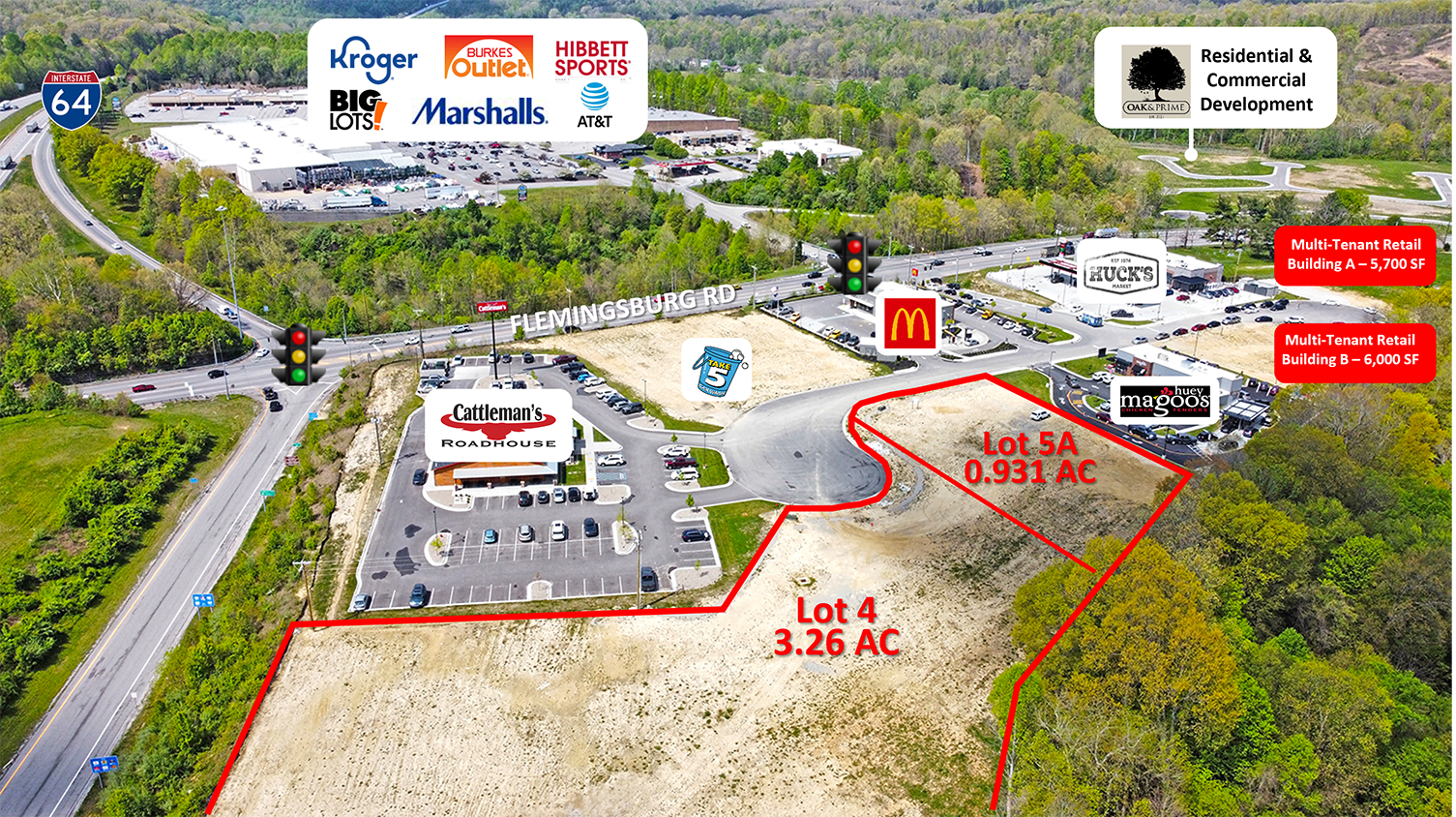 1710-1720 Flemingsburg Rd, Morehead, KY à louer Aérien– Image 1 sur 12
