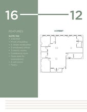 1612 K St NW, Washington, DC à louer Plan d’étage– Image 1 sur 1