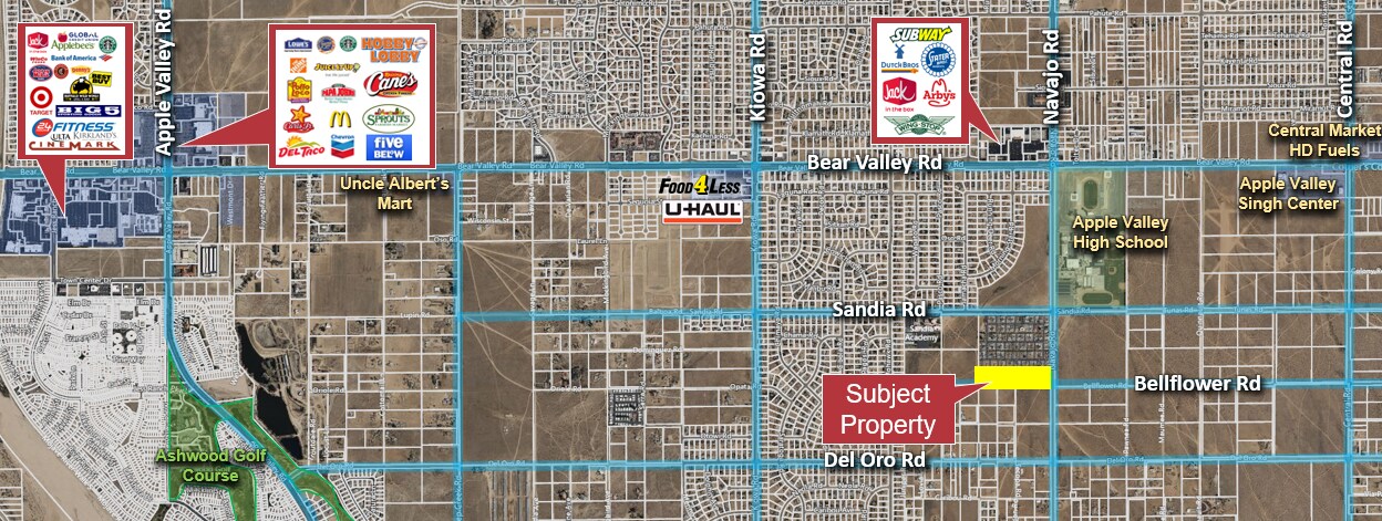 Bellflower Rd, Apple Valley, CA à vendre Photo principale– Image 1 sur 3
